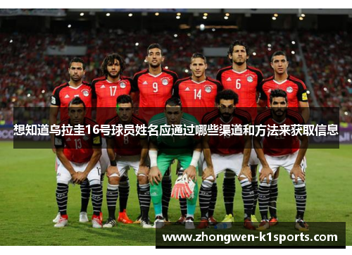 想知道乌拉圭16号球员姓名应通过哪些渠道和方法来获取信息