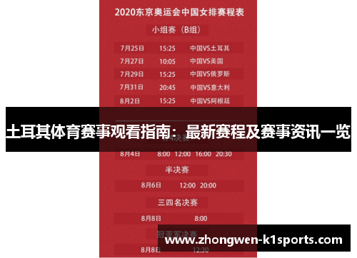 土耳其体育赛事观看指南:最新赛程及赛事资讯一览 土耳其体育赛事观看指南:最新赛程及赛事资讯一览